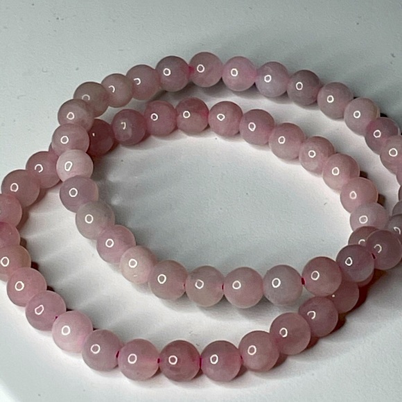 Rose Quartz Bracelets - Picture 1 of 2